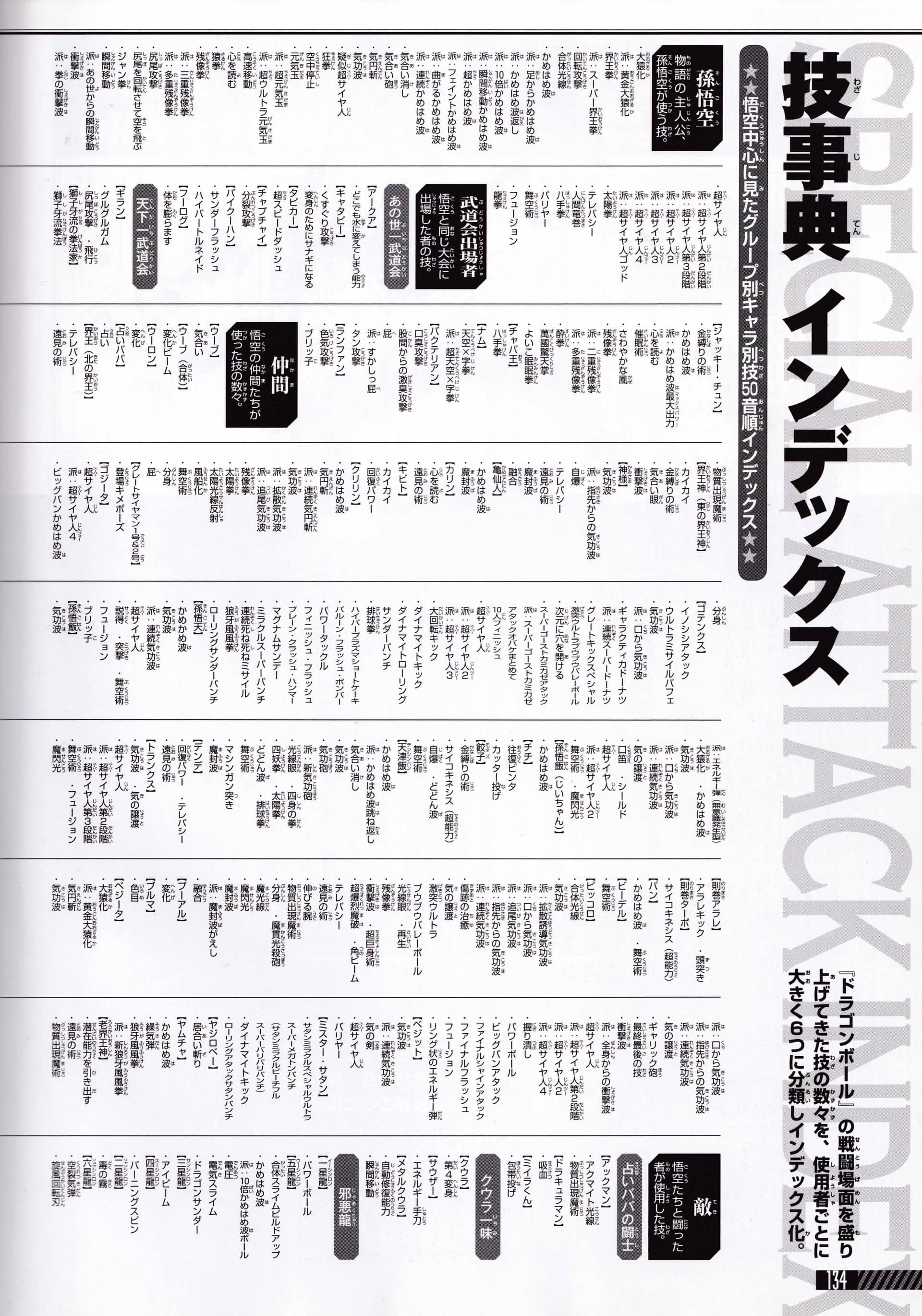 Dragon Ball Chōzenshū 4: Dragon Ball Super Encyclopedia — planche 134