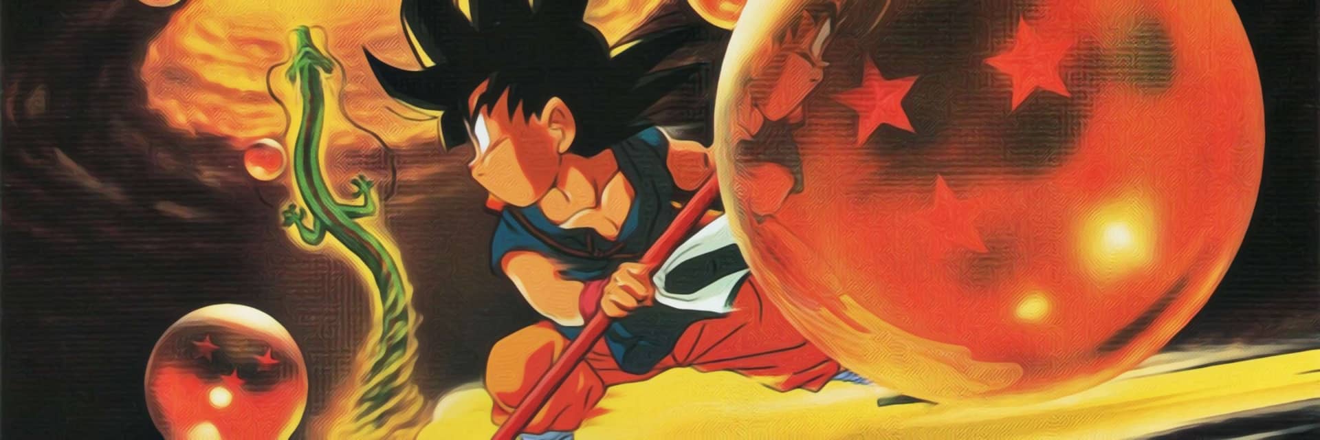 Son Goku enfant et Shenron